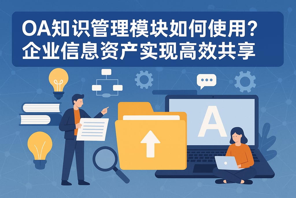 OA知识管理模块如何使用？企业信息资产实现高效共享"